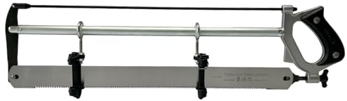 Ulmia Spannsäge mit Japansägeblatt TurboCut (Japansäge, Zugsäge, Werkstattsäge, Schnellschnitt Säge, Holzsäge, Handwerker, Spannsäge, Rahmensäge, Profi Handsäge, Präzisionsschnitt) 336