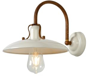 LUCIDE RÖMER - Lámpara de pared - 1xE27 - Beige