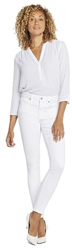 NYDJ Damen Ami Skinny Legging Denim Jeans, Optisches Weiß, 44