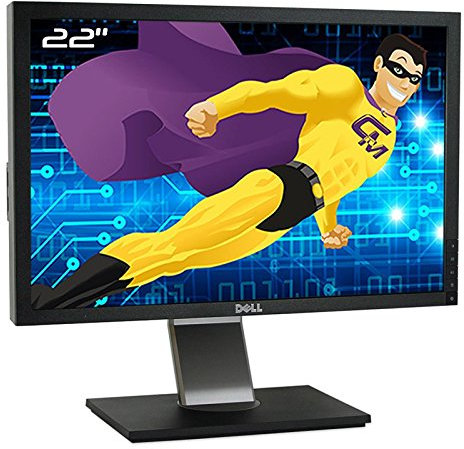 Dell Screen Flat PC 22 P2210t P2210f TFT TN VGA DVI - D Display 4xUSB 16:10 (Refurbished)