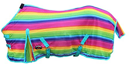 Challenger Horse Equine Summer Scrim Sheet Fly Sheet Spring Airflow Mesh Serape 7351