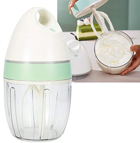 Alvinlite Sbattitore per Uova con Supporto Piccolo da 900 ml, frullino per Le Uova Elettrico, Mini frullatore per Schiuma Perfetto per Panna, caffè, Matcha, Cioccolata Calda Sbattitore