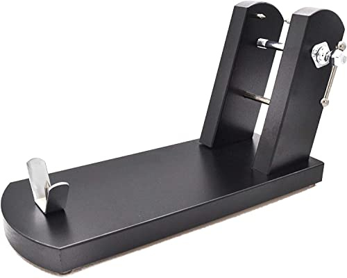Jamonero Rioja, soporte jamonero fijo, jamonero para jamones y paletillas (Negro)