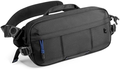 tomtoc 5,5L Heavy-Duty Herren Umhängetasche Passt Rog Xbox Ally (X) /Switch 2 2025 /Steam Deck/iPad mini, Schwerlast Crossbody Shoulder Bag Schultertasche Groß Sling Bag für Alltag, Wandern, Reise