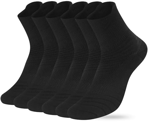 ZZLLKQ Chaussettes Homme 43-46 37-42, 3 Paires Chaussette de Sport Homme, Anti-Ampoule, Anti-Odeur, Thermiques Elastique Chaussettes Coton Respirantes pour Running, Randonnée, Cycliste, Travail