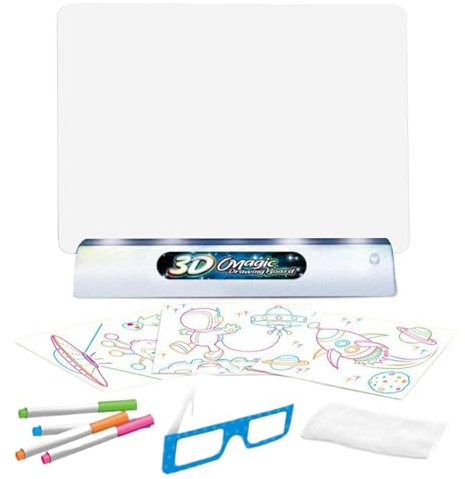 Leuchtendes Zeichenbrett für Kinder, LED-Schreibbrett,Leuchttafel zum Malen - Leuchttafel zum Malen, Rechtschreiben, Nachzeichnen und Zeichenblock, fluoreszierende Maltafel