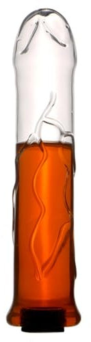 WLKJPP Plug Anale Cavo Dildo di Vetro Liscio Trasparente Dildo Anale Stimolatore del Punto G Ano/Vagina Masturbazione Butt Plug SM Giocattolo del Sesso Giocattolo Gay,C