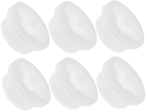 ABOOFAN 6pcs Plastic Drum Bung Caps Sealing Lids for Drums Screw Thread Cover for Convenient Use Chemical Barrel Protection and Practical Design