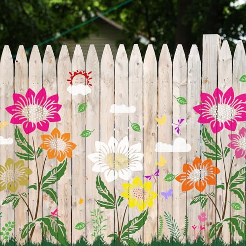 Stencils for Crafts Reusable, Suitable for Outdoor Garden Walls, Furniture, Wall, Canvas, Etc