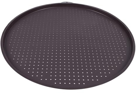 FUNNETOYU Tappetino in Silicone Antiscivolo per Pizza Teglia Rotonda Forno con Resistenza al Calore Mat Protettivo Bucato per Impasto Riutilizzabile e Durevole per Cottura Uniforme
