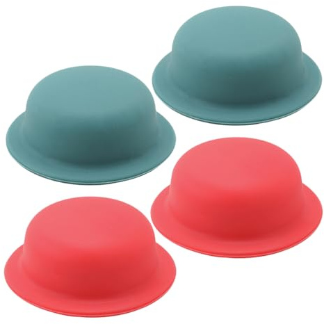 NUOBESTY Lot De 4 Poignées De Couvercle De Casserole En Silicone Anti-Brûlure Boutons De Remplacement Universels Pour Couvercles Antidérapants Pour Casseroles En Fonte Et Casseroles 2.76In