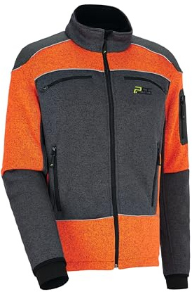 PSS Faserstrickjacke X-treme Arctic Orange/Grau Größe 4XL