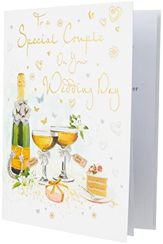 Piccadilly Greetings Occasion Card Wedding - 8 x 6 inches - Regal Publishing C80629