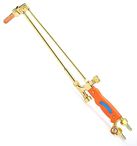 Schweißbrenner Injektions Schweißbrenner für Sauerstoff/Acetylen Gasschneidwerkzeug aus Rostfreiem Stahl Geeignet für Baustellen Maschinen Stahlwerke
