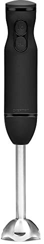 Chefman Immersion Blender, 800W Hand Blender with Stainless Steel Blades, Powerful Electric Ice Crushing, 2-speed Control Handheld Food Mixer, Purées, Smoothies, Shakes, Sauces & Soups, Black