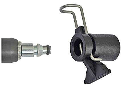 M&M Smartek Adattatore ad alta pressione per tubo spina/convertitore per idropulitrice compatibile a/come Kärcher, Black & Decker, Nilfisk, Stihl G1/4 o con M22 IG (opzione D per Nilfisk)