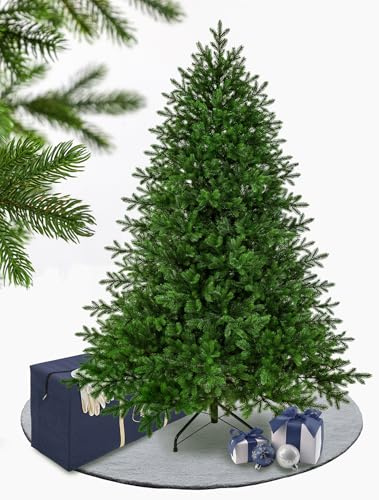 EveXmas - Altair - 215cm- Hochwertiger künstlicher Weihnachtsbaum – Einfach zu montieren – Hergestellt in der EU Wunderschöne Baumspitzen aus 100% PE - Sehr natürlich aussehender Baum