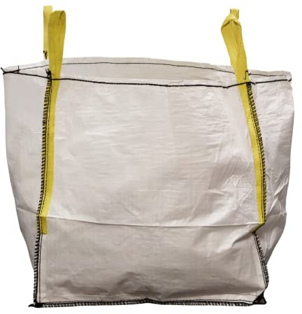 Lacers Big Bags 20 Stück | mit 4 Schlaufen | Traglast - 1000 Kilogramm | Schüttgutbehälter, Transportsack, Entsorgungssack | 90x90x90cm |