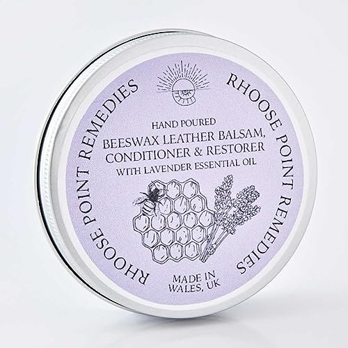 Beeswax Leather Conditioner Restorer & Polish 100ml with Lavender Essential Oil