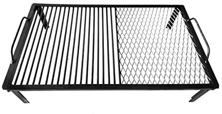 Parrilla Argentina Premium - Parrilla de Hierro Argentina - BBQ Parrilla Asado- Parrilla con asa. (40 x 20 pulgadas)