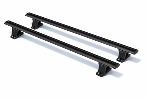 Susy Shop Barre Per Auto Da Tetto, Portapacchi Universali Per Auto Omologate Ed Adatte Per Auto Con Tettuccio Liscio Senza Rail Largo 130/140 Cm (LS5503 (140 CM))