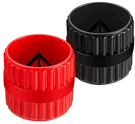Tsadeer 2 Stück Rohre für Innen- und Außenreibahlen und Werkzeuge zum Abschrägen von Rohren zum Entgraten von Rohren, geeignet für Rohre aus PPR-Kupfer-PVC-A