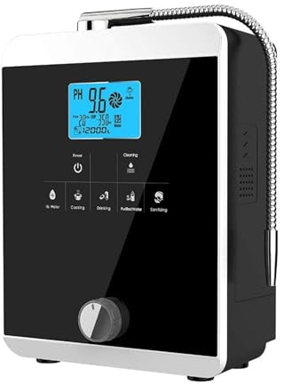 La máquina ionizadora de Agua Produce pH 3-11,0, generador de Agua de hidrógeno, ácido alcalino de hasta -800 mV ORP, Filtro de Agua táctil LCD de Limpieza automática