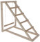 KERBL Kletterturm mit Schaukel für Hühner (Spielturm aus Holz, 117 x 14,2 x 14,2 cm Kletterstation für den Stall oder Auslauf) 73164