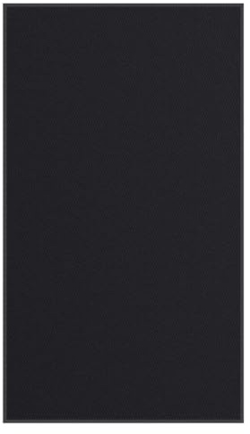 vidaXL Fußmatte Schwarz 115x200 cm