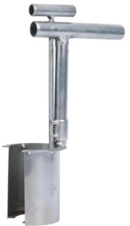 Trapiantatore di piante, fioriera per bulbi in acciaio inossidabile, strumento per piantare il giardino, trapiantatore di alberi da frutto, strumento per trapianto di piantine, strumento per piantare