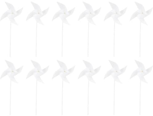 JOINPAYA 30pièces Pinwheels Papier Vides à Décorer Jouets Créatifs pour Garçon Fille Activité Manuelle De Graffiti pour Fêtes Et Événements Pinwheel Unfinished