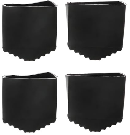HAFRILY Gummifüße Ersatz Leiterfüße 40x20mm, Robuste Sntirutsch gummi Schutzkappen für Leitern für Universal Leiterfüße 40x20 Antirutsch Fußschutz (4 Stück)