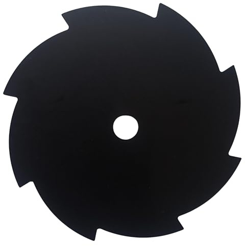 Synergy Accesorios y Repuestos Universales para Desbrozadoras y Motoazadas (Disco de Corte 8 Puntas Universal para Desbrozadora – 255 mm, 25,4 mm Agujero)