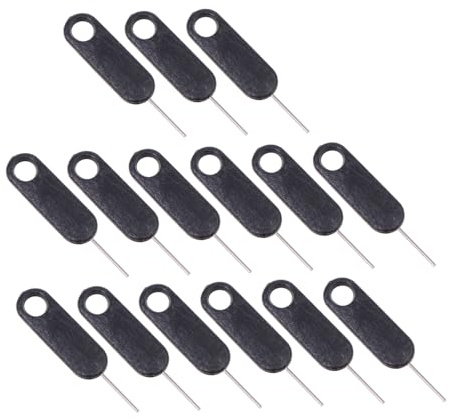 FUNNETOYU 15 pièces Outil Retrait Sim Aiguille Carte Sim Compacte et Portable pour Téléphones et Facile à Utiliser et