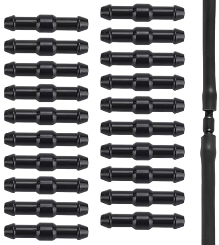 20 Stück Auto Schlauchverbinder, Scheibenwaschanlage Verbinder | Universelle Wischwasser Schlauchadapter, Gerade Gummi-Kupplungen Scheibenwischer Wasserschlauch Reparatur Set für KFZ