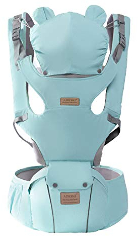 RONGJJ Weicher Ergonomische Premium Babytrage Für Babys Ab 0-36 Monate, Die Perfekte Babytragetasche, Tragegurt Baby, Kindertrage Für Eltern Leichtes, Blue