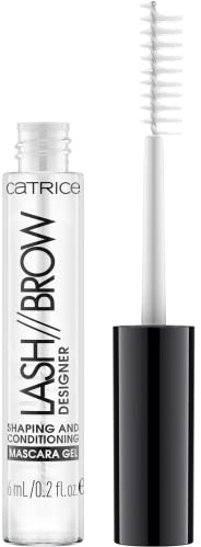 Catrice Lash Brow Designer Shaping And Conditioning Mascara Gel, Augenbrauengel, Nr. 010, Transparent, langanhaltend, vegan, ohne Mikroplastikpartikel, Nanopartikel frei, ohne Parfüm, 3er Pack (3x6ml)