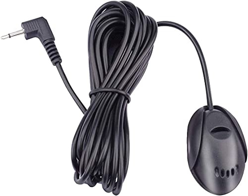 FingerLakes Microphone externe 3,5 mm pour unité principale de voiture Bluetooth Activé Audio Stéréo Récepteur radio GPS DVD avec câble 3 m Plug and Play FL11