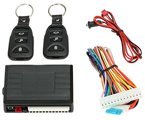 Geevorks Porta Sistema Telecomando Universale Centrale Box Car Kit Serratura Keyless con Il Tasto del Tronco di Rilascio