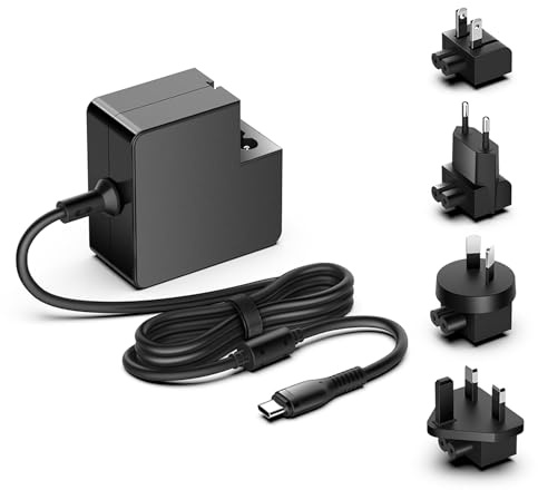 HKY Alimentatore di rete USB C PD da 65 W per JBL Xtreme 3 Sony VAIO SX14-R Samsung Book 5 Pro Terra Mobile 1610 1471 1671 Notebook WORTMANN AG 1480409 1480371 alimentatore di rete 65 W cavo di