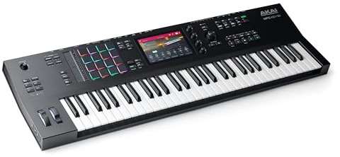 Akai Professional MPC Key 61 - Standalone Music Production Synthesizer Keyboard with Touch Screen, 16 Drum Pads, 20+ Sound Engines, Semi Weighted Keys, and Native Instruments Integration