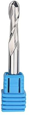 ZINCOO 2 frese a Punta sferica for Flauto 3.175mm/4mm/6mm/8mm Diametro Codolo carburo frese CNC Utensili da Taglio CNC for Legno (Size : 10PCS, Color : 8x32x60)