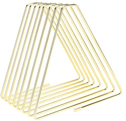 Hapivida Verstellbare Buchstützen, Metall Schreibtisch Buchhalter Dekorativer Buch Organizer Bücherregal Buchstützen Zeitschriftensammler für Regale, Schreibtisch, Büro, Zuhause (Gold)