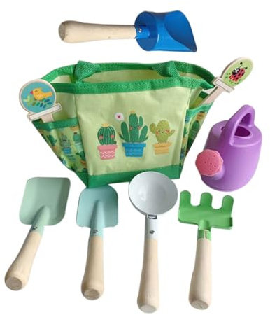 Abaodam Gartenwerkzeug-Set Für Junge Mädchen Inklusive Gießkanne-Set Kompakt Und Tragbar Aus Hochwertigen Materialien Für Langlebigen Gebrauch Im Freien Mini-gartengeräte Für Ganze Familie