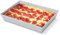 GFTIME Teglia per pizza in stile Detroit, 35 x 25 cm, antiaderente, senza BPA, quadrata anodizzata dura, per forni