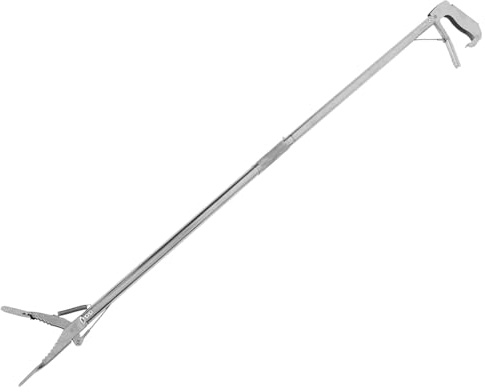 CALLARON Recolector Plegable de Acero Inoxidable 118 Cm para Personas Mayores, Pinzas de Agarre Duraderas, Herramienta Práctica de Alcance para Uso Diario y Ayuda en Movilidad