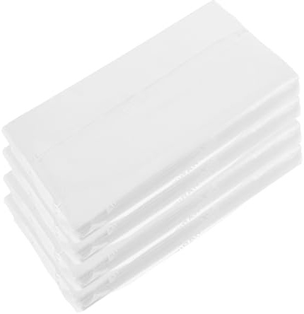 FONDOTIN 4packungen Auto Taschentücher Nachfüllpack Parfumfreie Auto-papiertaschentücher Weiche Reißfeste Reinigungstücher Für Empfindliche Haut Kompakt Für Sonnenblende Und Fahrzeugzubehör