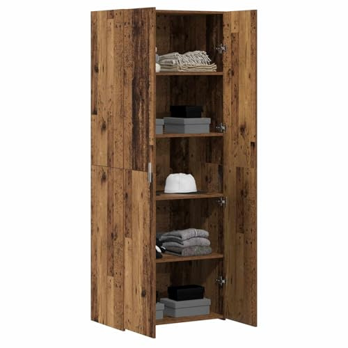 vidaXL Highboard Altholz 70 x 42,5 x 185 cm