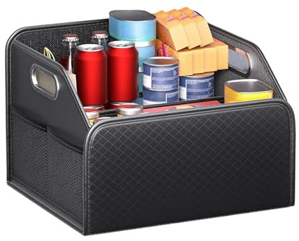 Organizer per bagagliaio dell'auto per SUV, Sistema di stoccaggio pieghevole a più scomparti - Contenitore per bagagliaio Organizer per auto | per SUV berlina Pick-up Veicolo Strumenti Interni