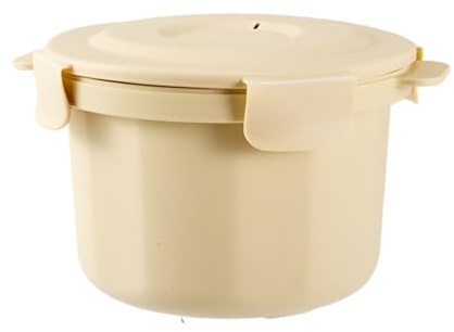 Olla arrocera portátil para microondas, ideal para exteriores y cocina con microondas y arroz. Este aparato puede cocinar verduras al vapor